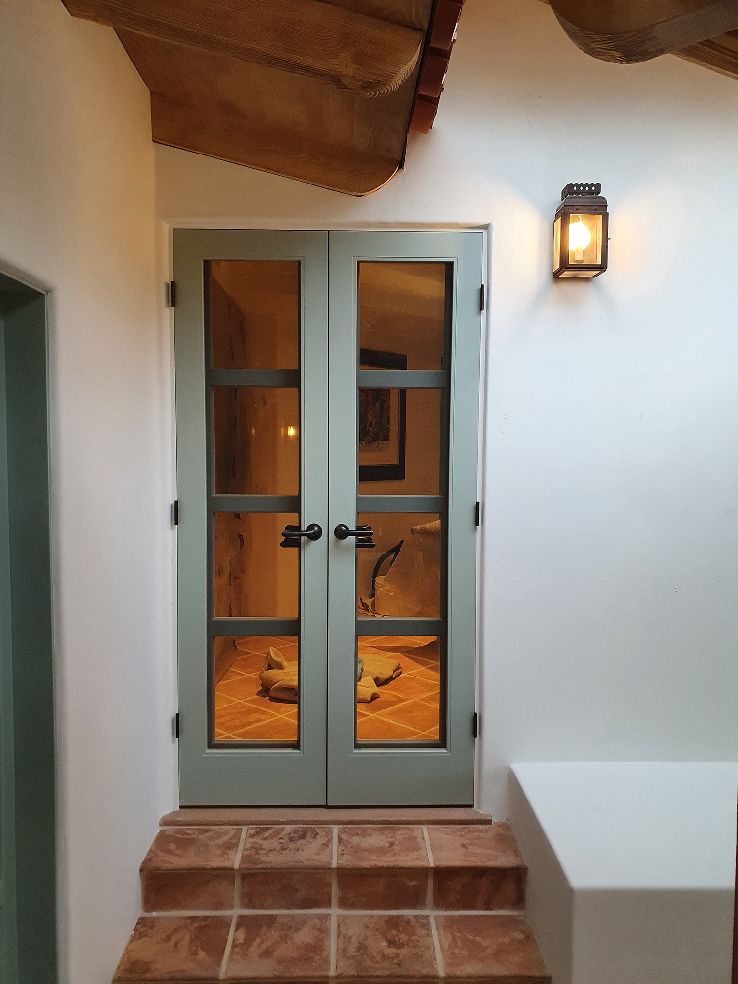 Fully repainted exterior with fresh siding, trim, and front-porch columns